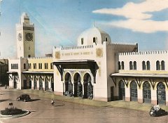 176 la gare, carte colorisee